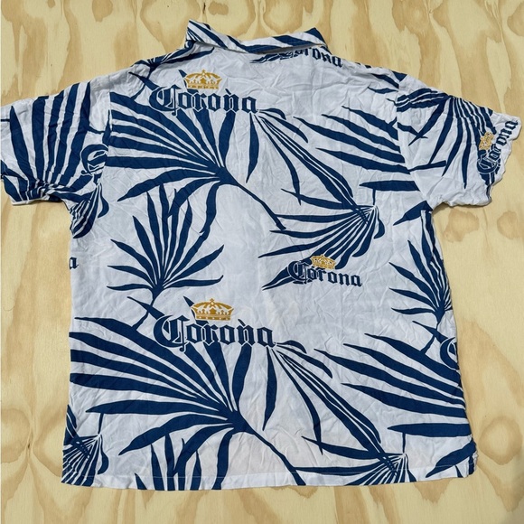 Corona Hawaiian Shirt Men’s Tropical Summer Beach Short Sleeve Size XXL - Picture 4 of 6